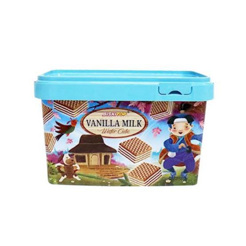 

biskitop wafer rasa vanilla milk dan coklat toples 180gr