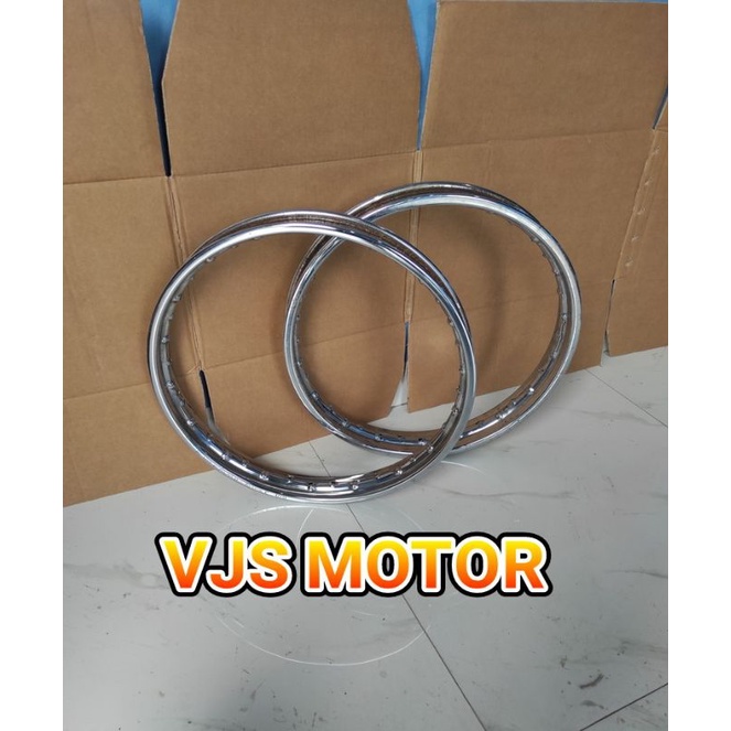 pelek velg lingkran roda ring 16 depan 140 blakang 160