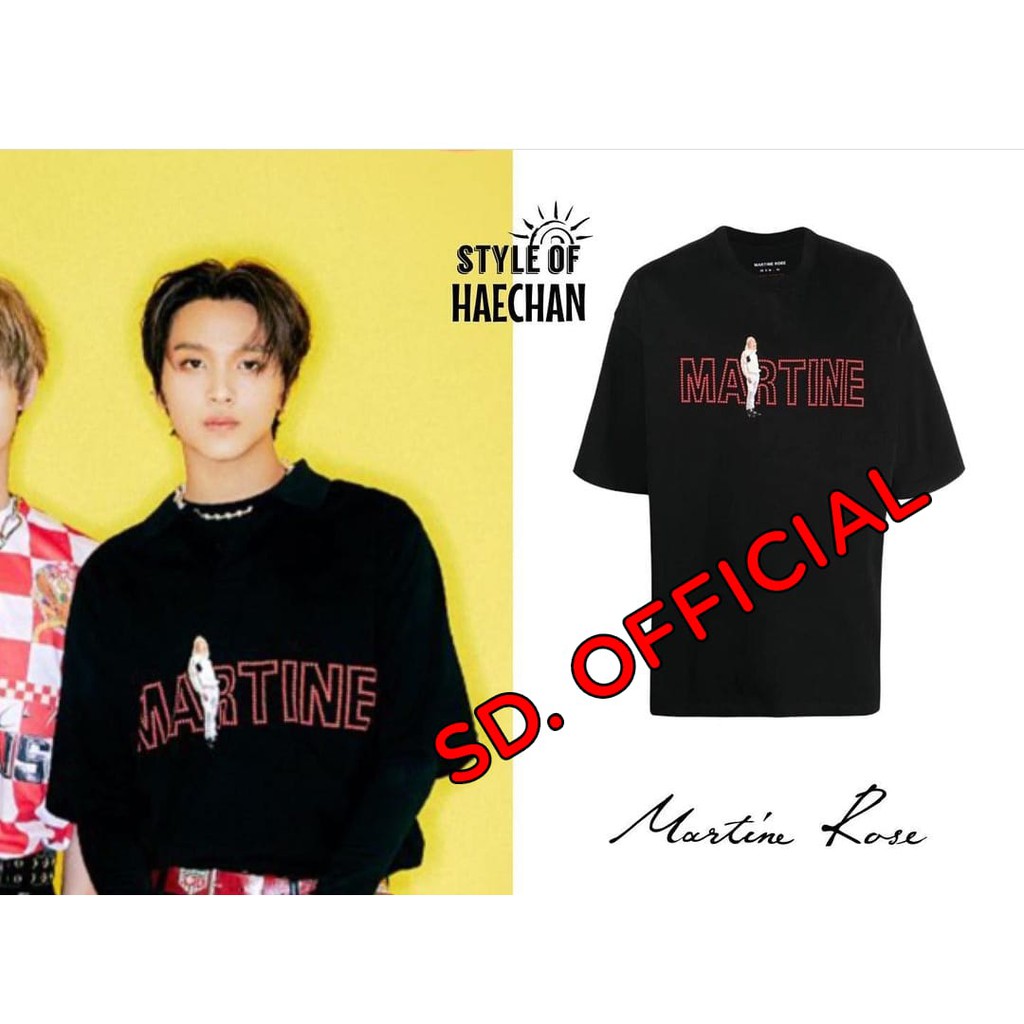 Kaos nct dream haechan martine rose hanya depan