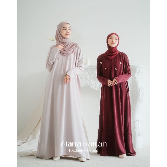 Ready New Alana Kaftan by kazami abaya payet jumbo turkey syari kajian daily