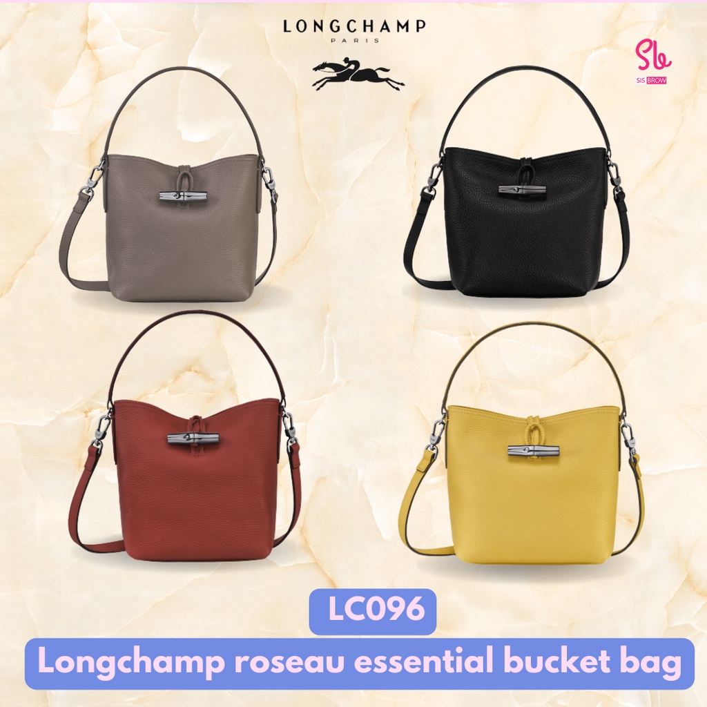 tas wanita selempang dan bahu lc roseau essential bucket bag