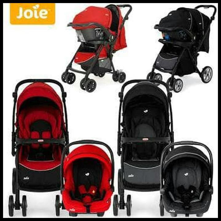 joie extoura travel system black