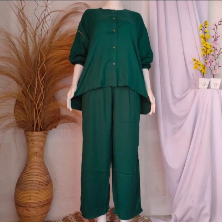 TERBARU RAYON SETELAN MAMAH ROSA SUPER JUMBO LD 130/SETELAN WANITA SUPER JUMBO BAHAN RAYON