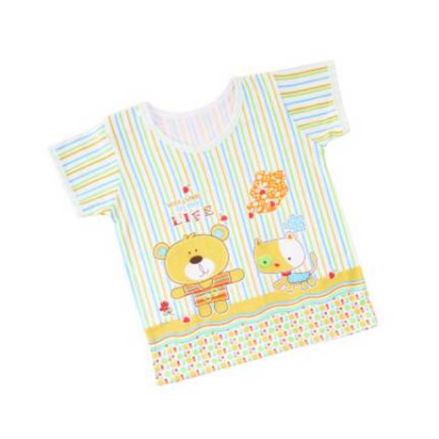 Kaos Bayi/Kaos Kancing Pundak Bayi size L