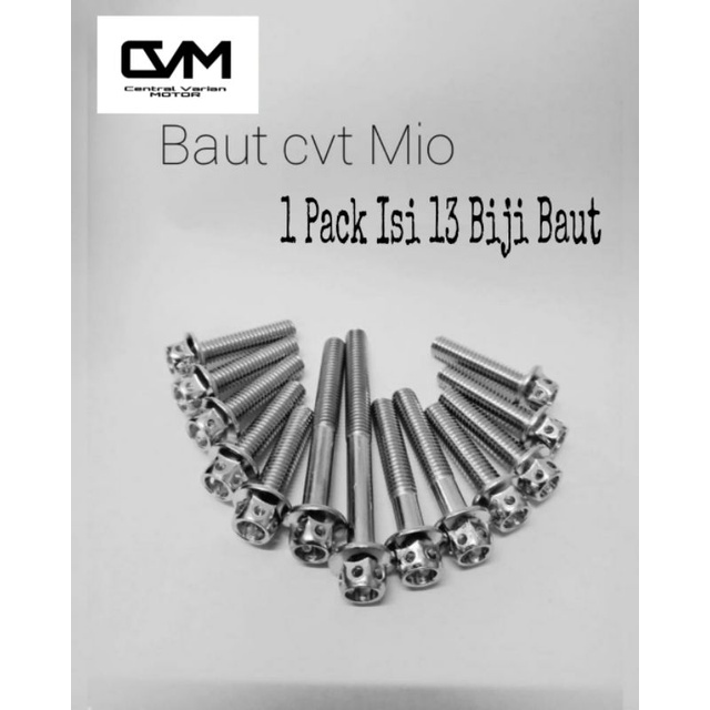 Baut Probolt CVT yamaha Mio Sporty Baut Probolt Steinless