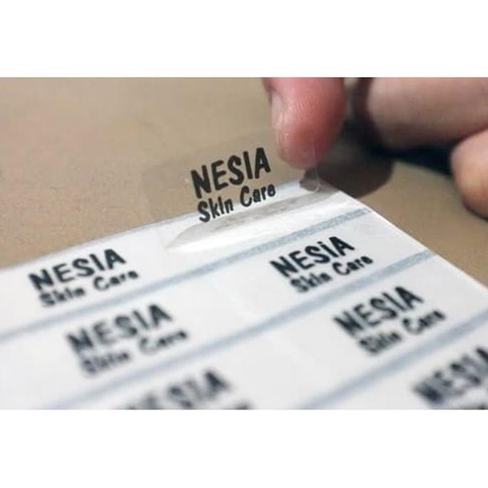

Discount Transparent Sticker Medium Name Label. Putih Susu / Hologram / Bening Ayo Order