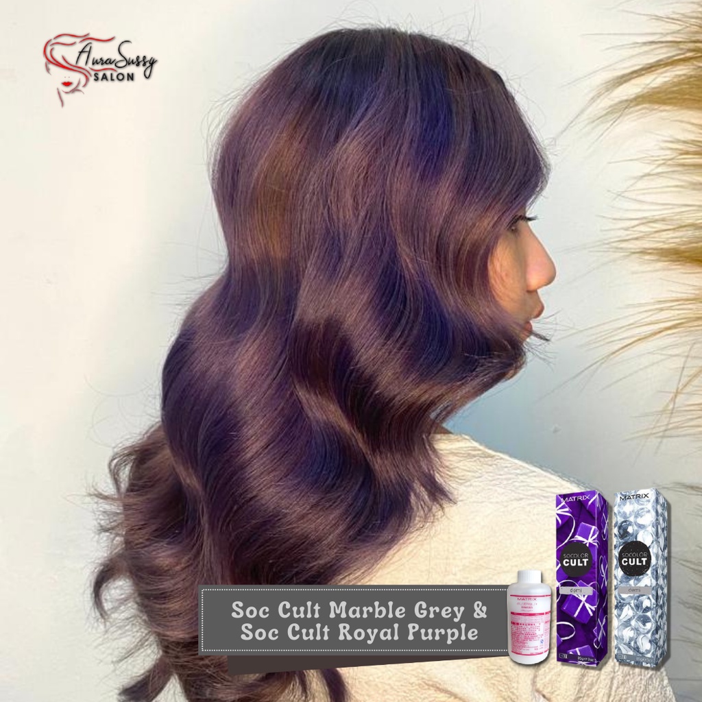 Amora99 || Matrix SoColor cult Ash Purple Cat Rambut Matrix