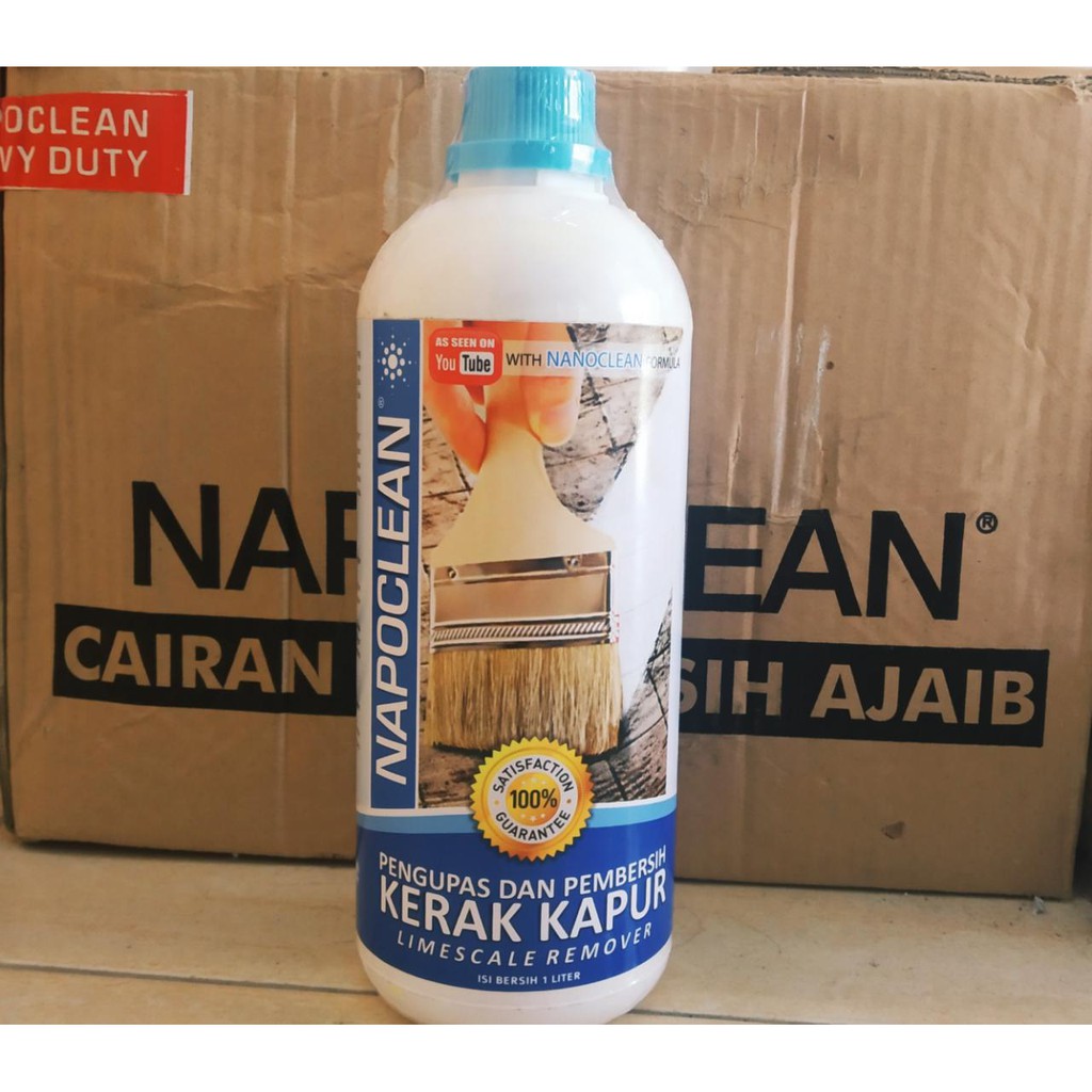 Napoclean Biru/ Cairan PEMBERSIH ajaib/ pembersih KERAK KAPUR