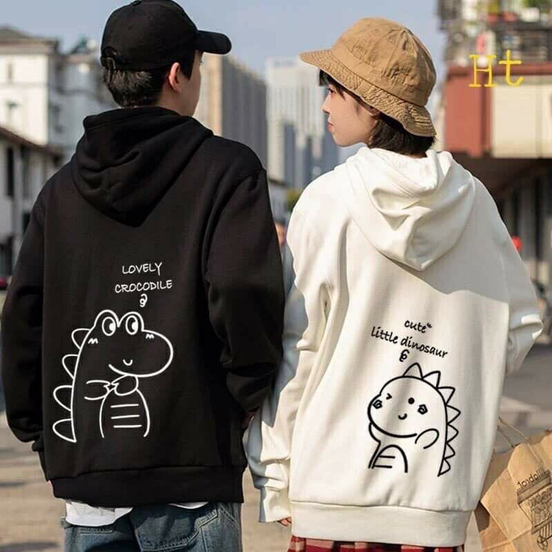 Hoodie Couple Lovely Dino