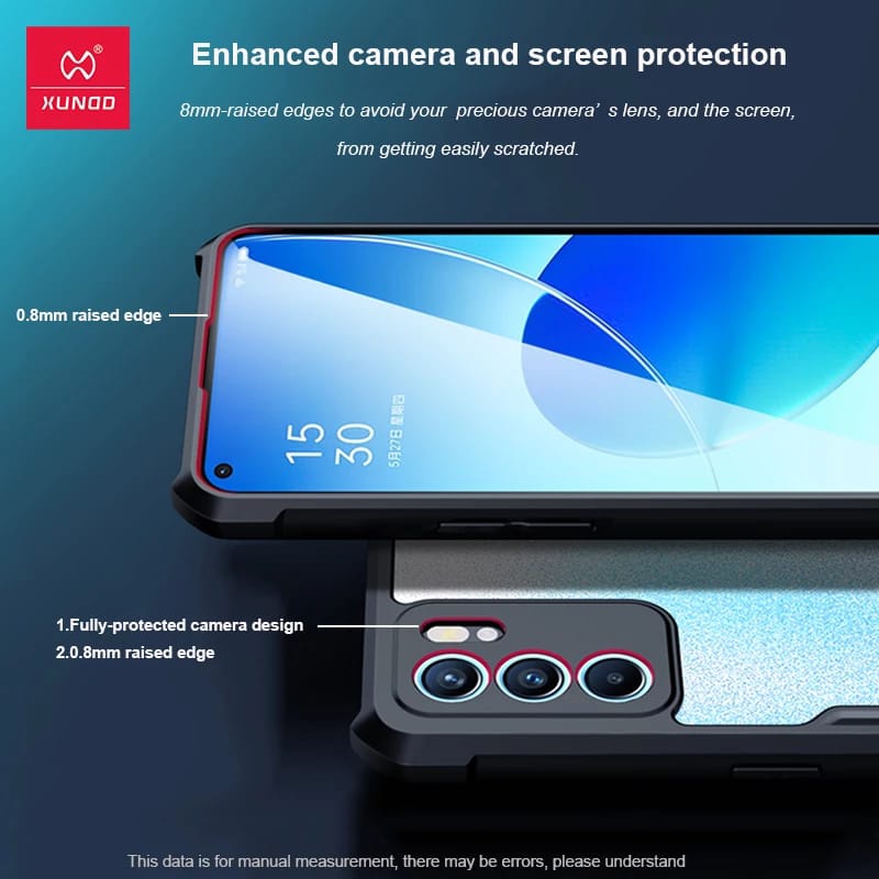 PROMO Case OPPO Reno6 4G Shockproof Casing Xundd Transparan Clear Pelindung Sampul Transparan Reno 6