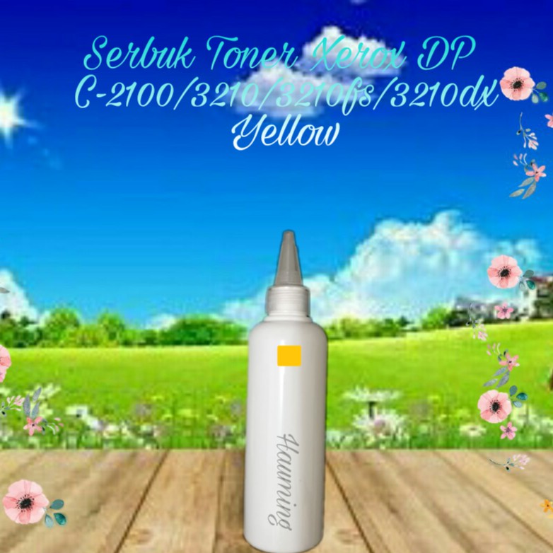 Serbuk Toner Fuji Xerox Docuprint DP C2100 C3210 C3210FS C3210DX C-2100 3210 3210FS Yellow 1x Isi