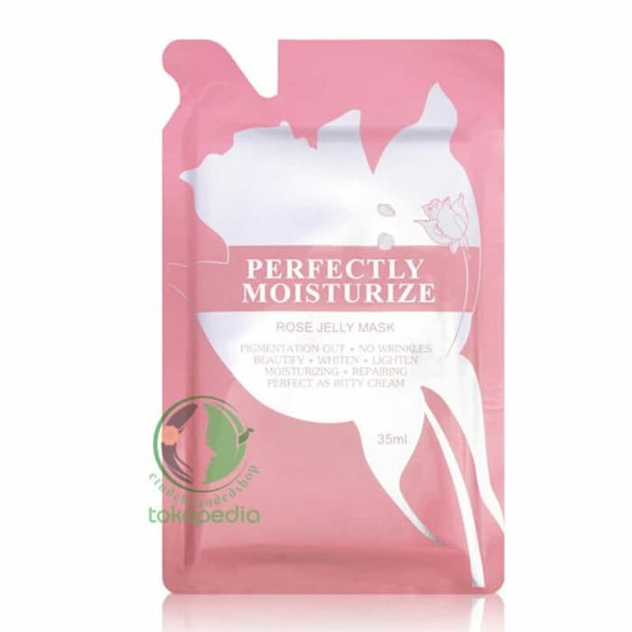Limited Edition BPOM Eileen Grace - Moisturize ROSE Jelly Mask Sachet 35ml Unik