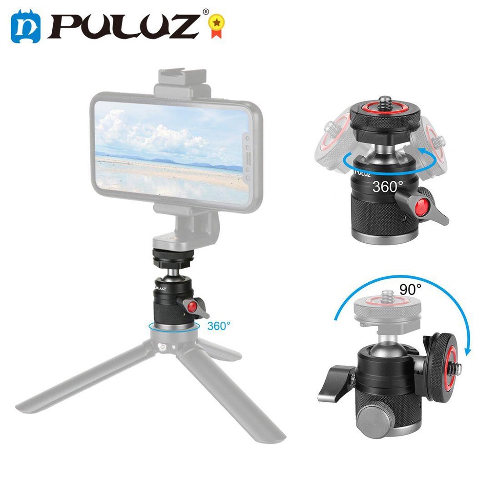 R-FLOWER Ptz Flashes SLR Bahan Aluminium Alloy Dengan Alas Cold Shoe