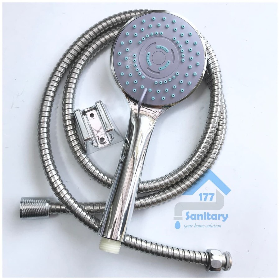 Handshower Set Murah 5in1 8110 - Set Hand Shower Semprotan Pancuran Mandi Jumbo 5 Fungsi 5 in 1