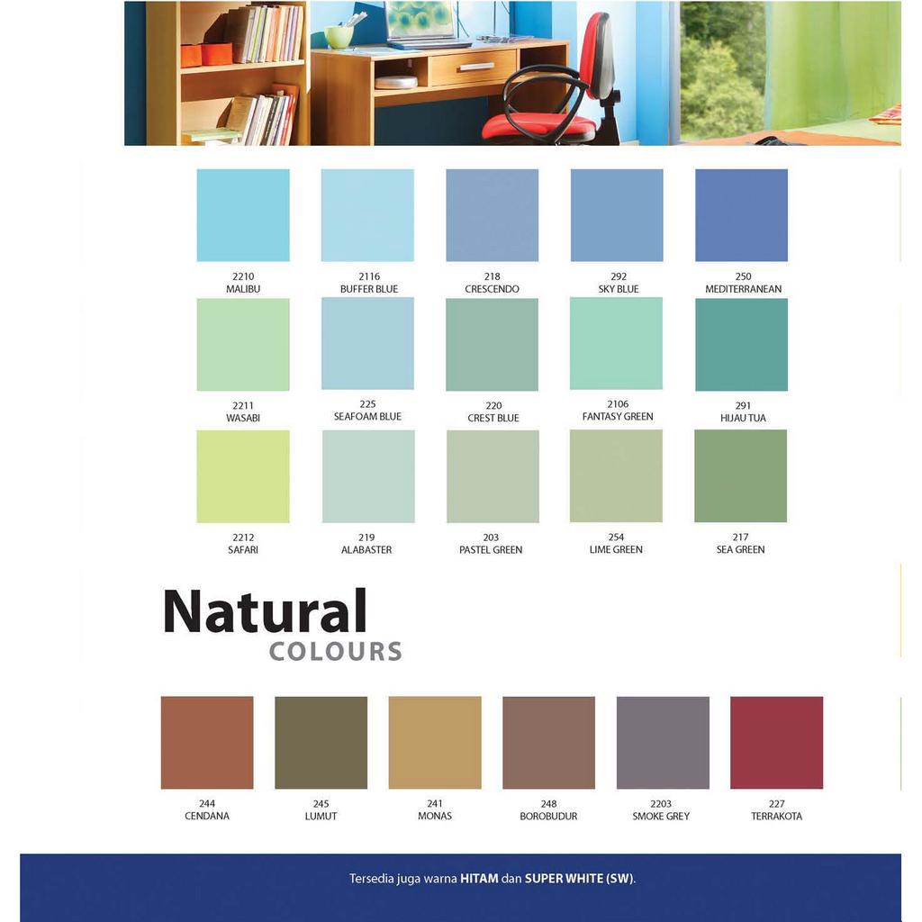 Decolith Cat Tembok 1 Kg READY SEMUA WARNA KECUALI 2 yang tertulis di deskripsi