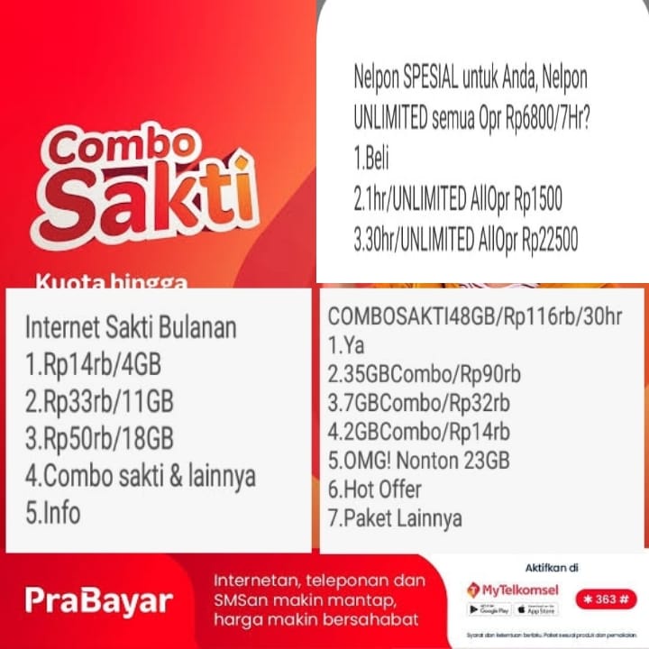 kartu Sakti dan nelpon murah