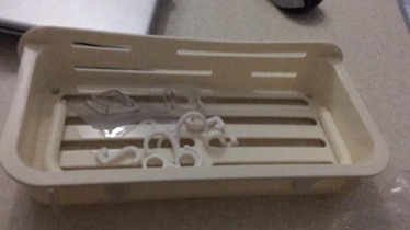 Oxihom B302 Rak Kamar Mandi Tempel Gantung Plastik Rak Sabun