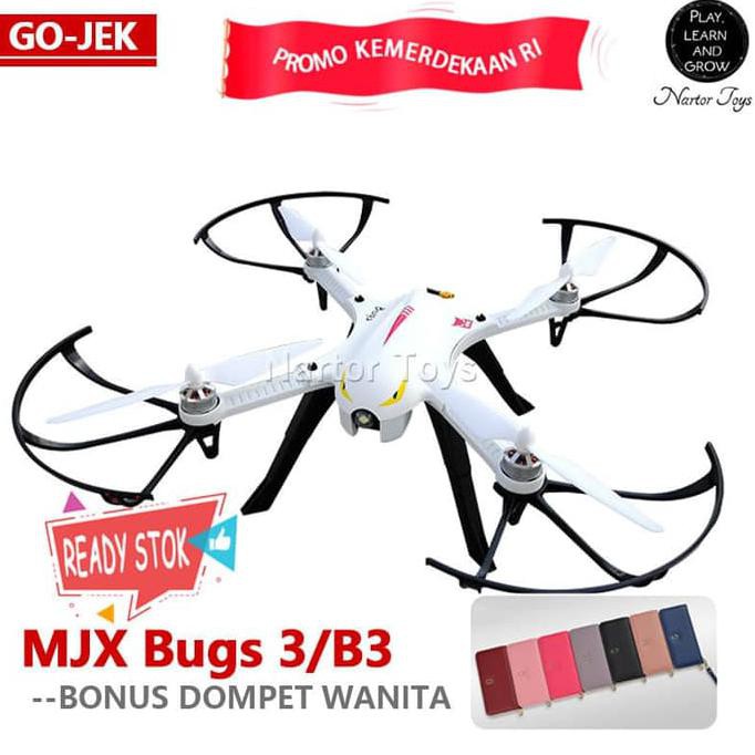 TERBARU  MJX B3 Bugs 3 Brushless Motor with Camera Mounts - Putih