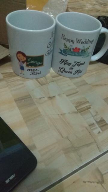 Kado - Hadiah - Pajangan - Couple - Hadiah Couple - Mug Couple - Custom - Mug