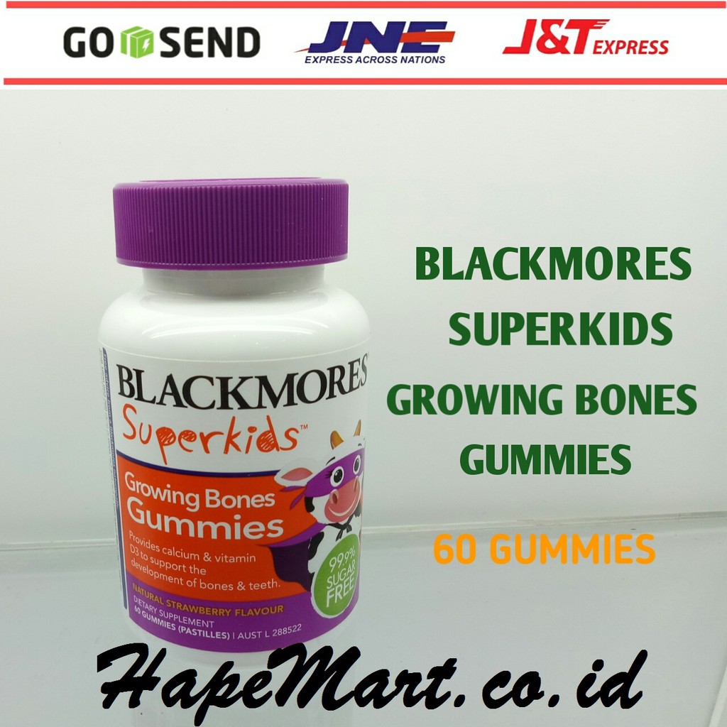 Blackmores Superkids Growing Bones Gummies - 60 GUMMIES