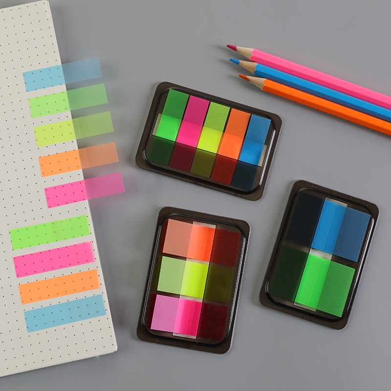 Jual Label Stiker Korea Notepad Warna Colorfull Neon Catatan Tempel