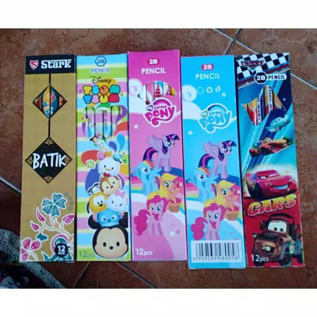 

PENSIL Motif 12pcs
