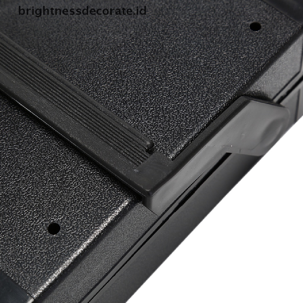 1 Pc Kotak Penutup Proyek Elektronik Bahan Plastik Tahan Air Warna Hitam Ukuran 200x175 X 70mm