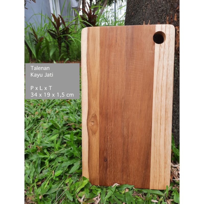 Talenan Kayu / Talenan Kayu Jati / Wooden Cutting Board T02