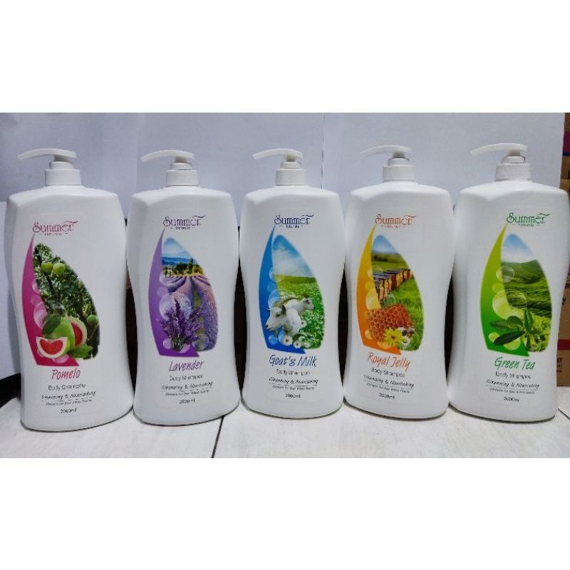 Summer Naturale Body Wash / Body Shampo 2000ml + 500ml