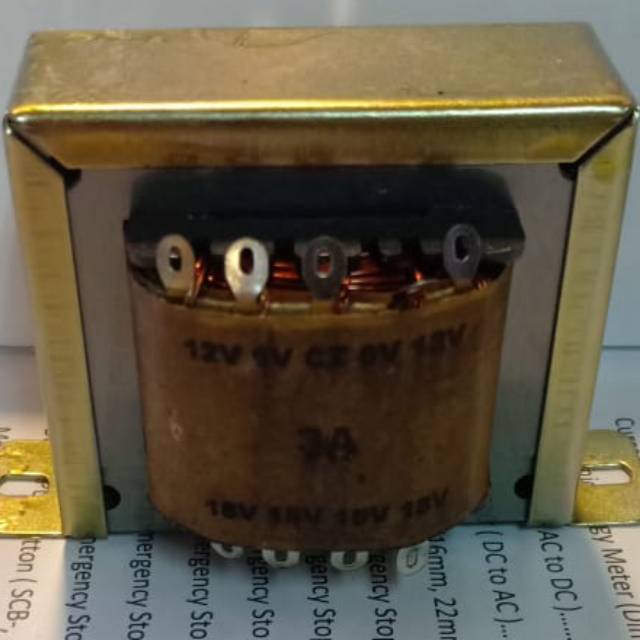 Trafo 3 Amper CT 18 Volt