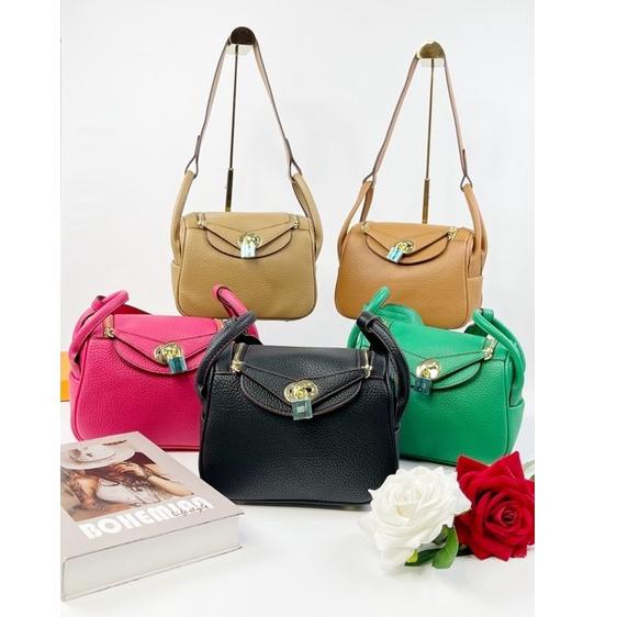 Harga murah Tas Wanita Import Lindy H Leather Shoulder Bag - # 88