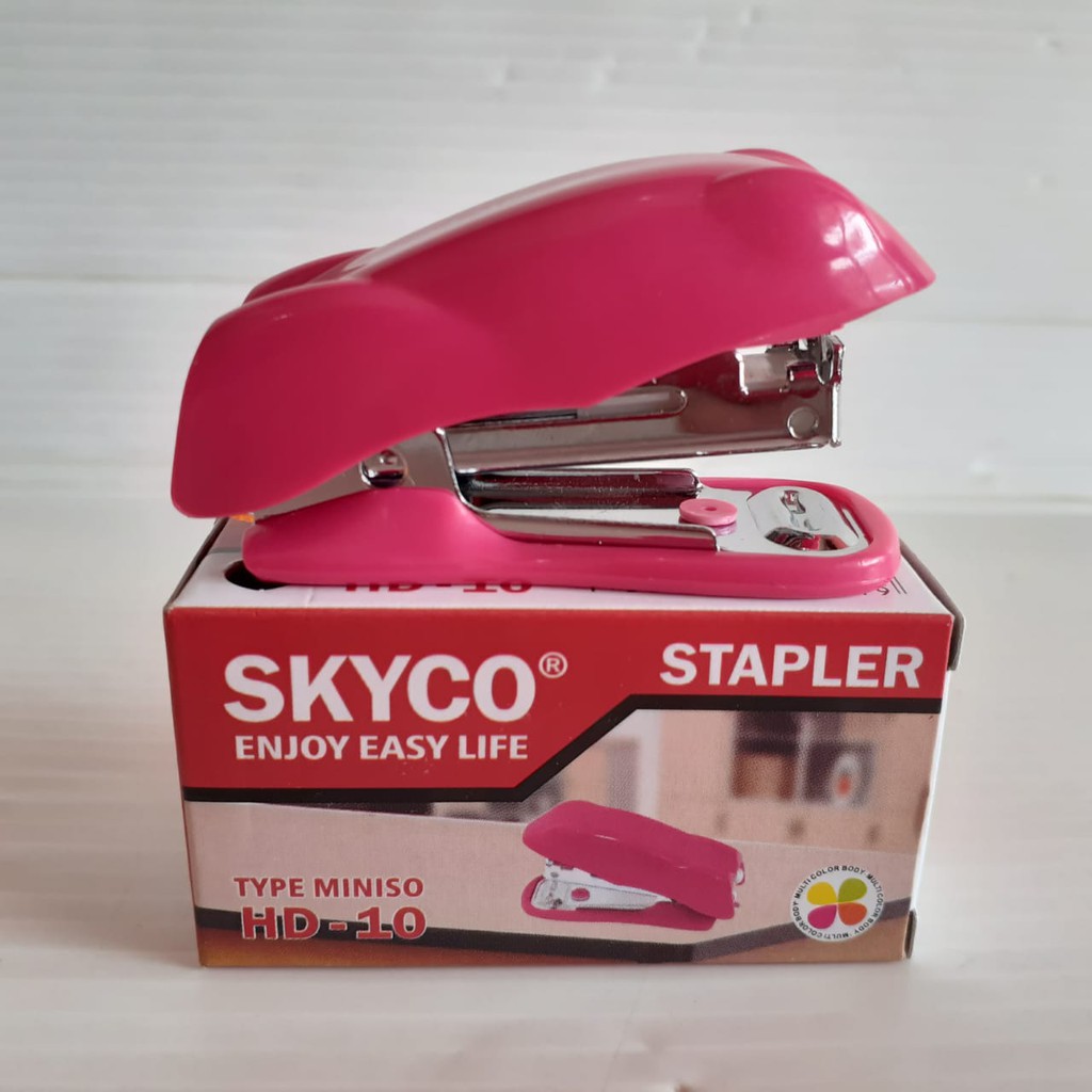 

Staples - Stapler - Hekter Skyco Stpler mini type Miniso HD - 10 (staples mini lucu)