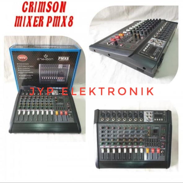 MIXER AUDIO CRIMSON PMX 8 / PMX8 / PMX-8 8 CHANNEL