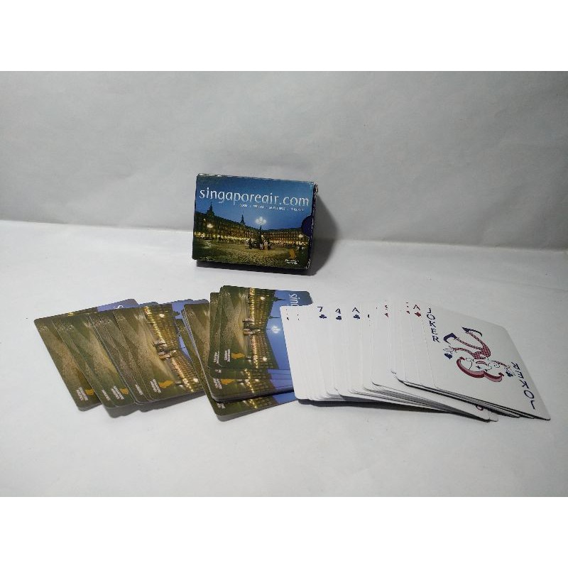 Singapore Airlines Kartu Remi Playing Card Gift Unik Kado Lucu Rare Capsa Langka Limited Kolektor