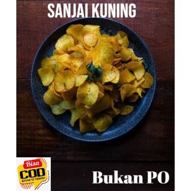 

OLEH-OLEH MAKANAN CEMILAN KHAS MINANG PADANG BATUSANGKAR SUMATERA BARAT KERUPUK SANJAI KUNING