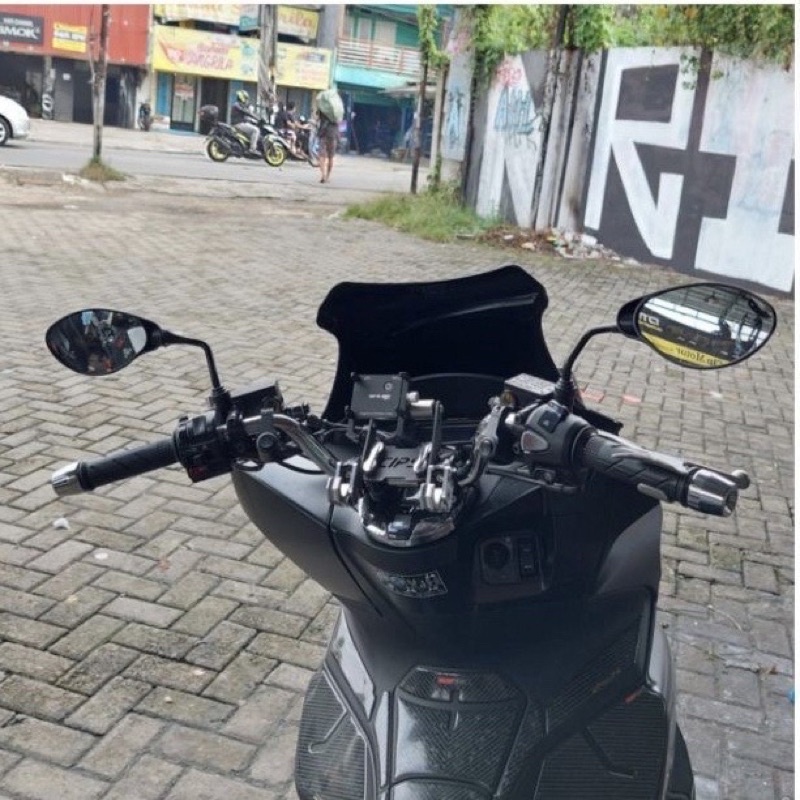 Spion X1 Kaca Cembung Universal Honda Yamaha Original