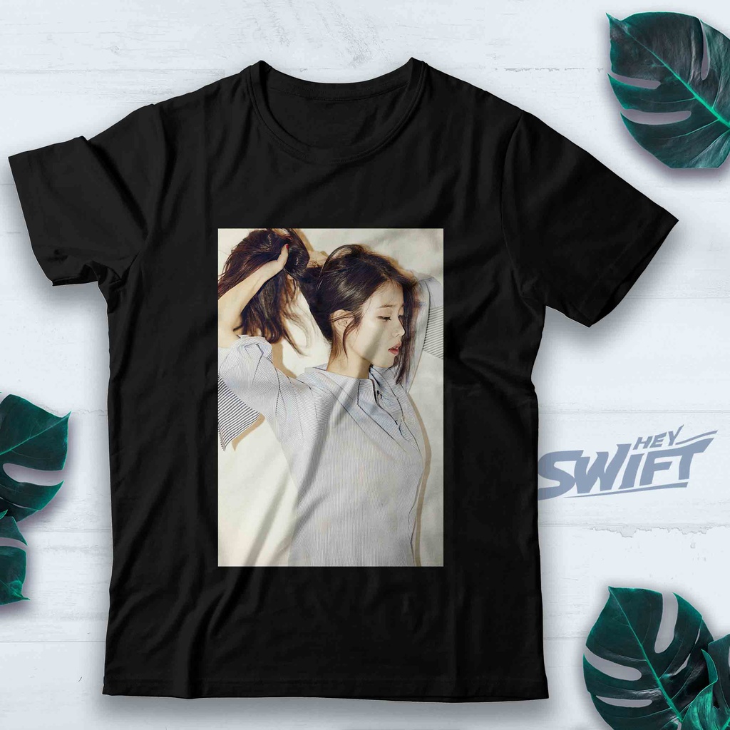 KAOS IU - Ponytail KPOP TSHIRT BAJU DISTRO