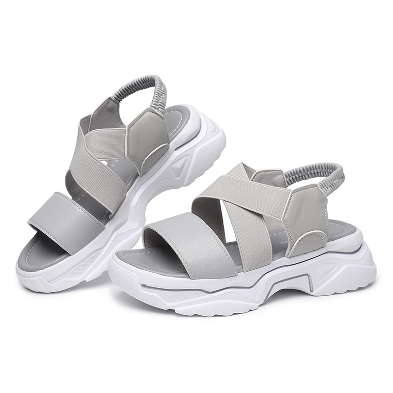 [GROSIR][COD] SEVEN_DAY SANDAL GUNUNG WANITA KOREA CASUAL SHOES ABU SVN-206