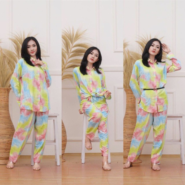 Setelan Tie Dye Batik Pekalongan