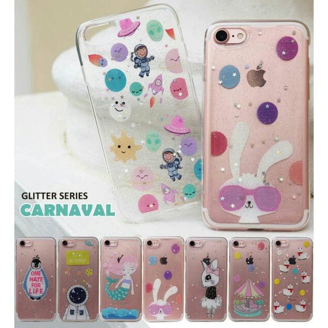 CASE CARNAVAL MOTIF KARAKTER SAMSUNG A5 2017 CASE CARNAVAL GLITER