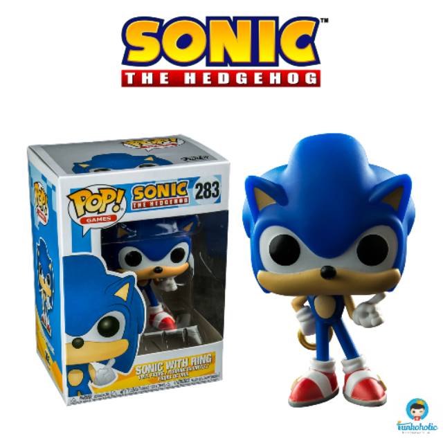 Funko POP Games Sonic the Hedgehog - Sonic with Gold Ring #283