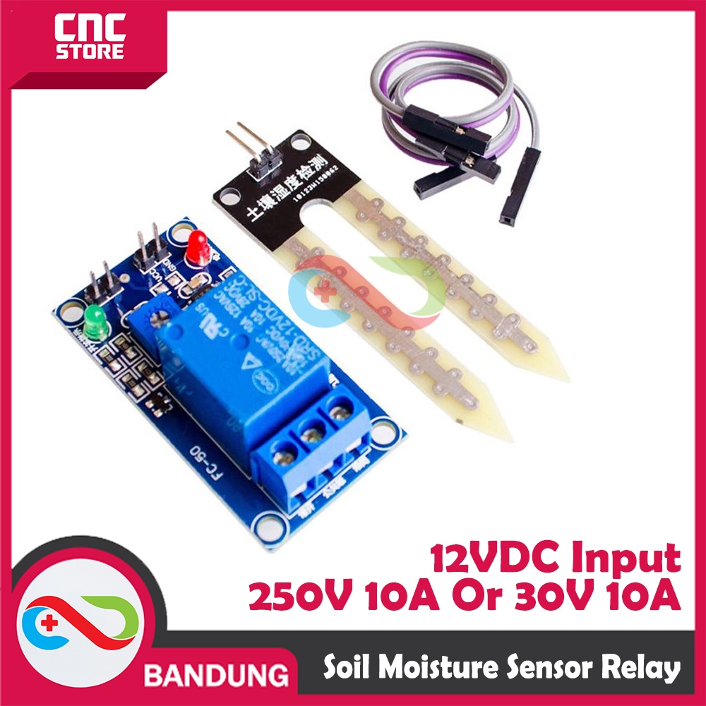 SOIL MOISTURE SENSOR RELAY CONTROL MODULE 12V