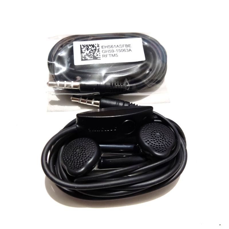 New Black Edition Earphone Headset Samsung Original Indonesia