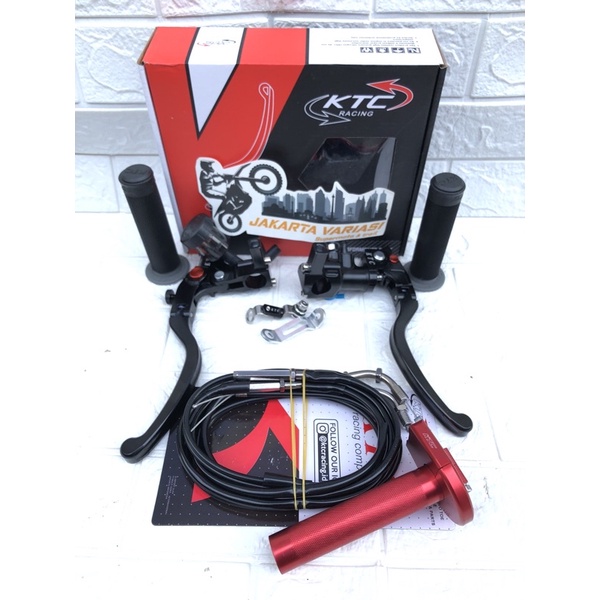 master rem ktc racing set gas spontan ktc racing 2 kabel universall ninja r rr ninja 250 fi vixion