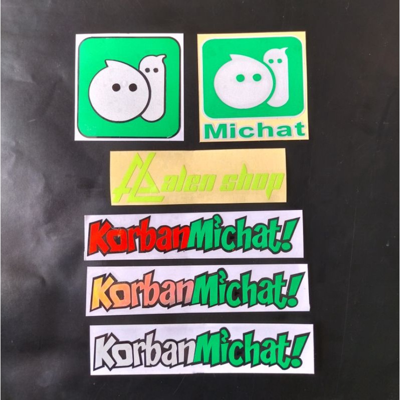 STIKER CUTTING VIRAL MICHAT.KORBAN MICHAT