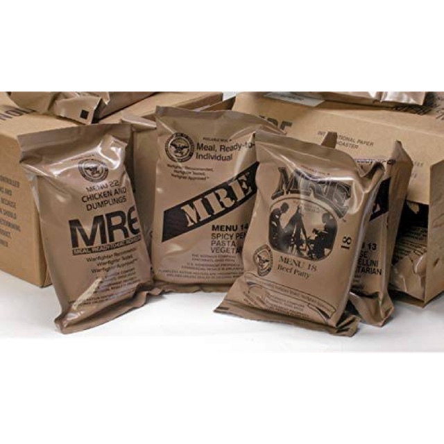 MRE USA FOOD / RANSUM USA tentara Amerika Original