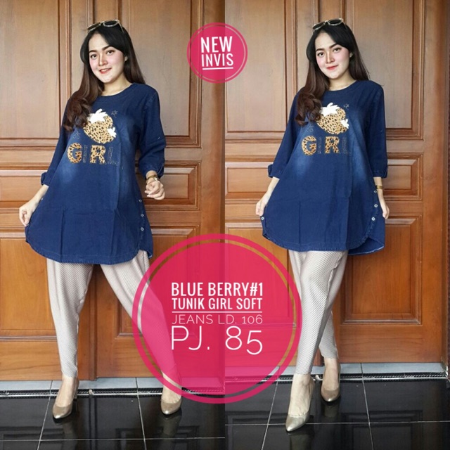 Blouse jeans blueberry