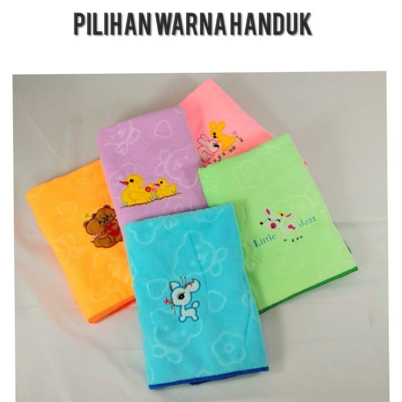 HANDUK MANDI BAYI PLAYROOM - HANDUK BAYI MURAH