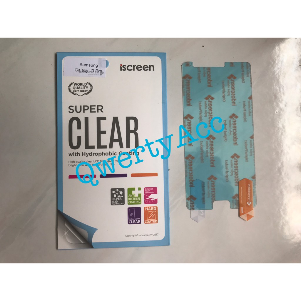 Anti Gores Clear Indoscreen Samsung J3 Pro 2017