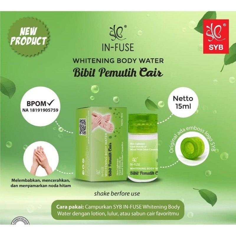 Syb bibit pemutih cair infus